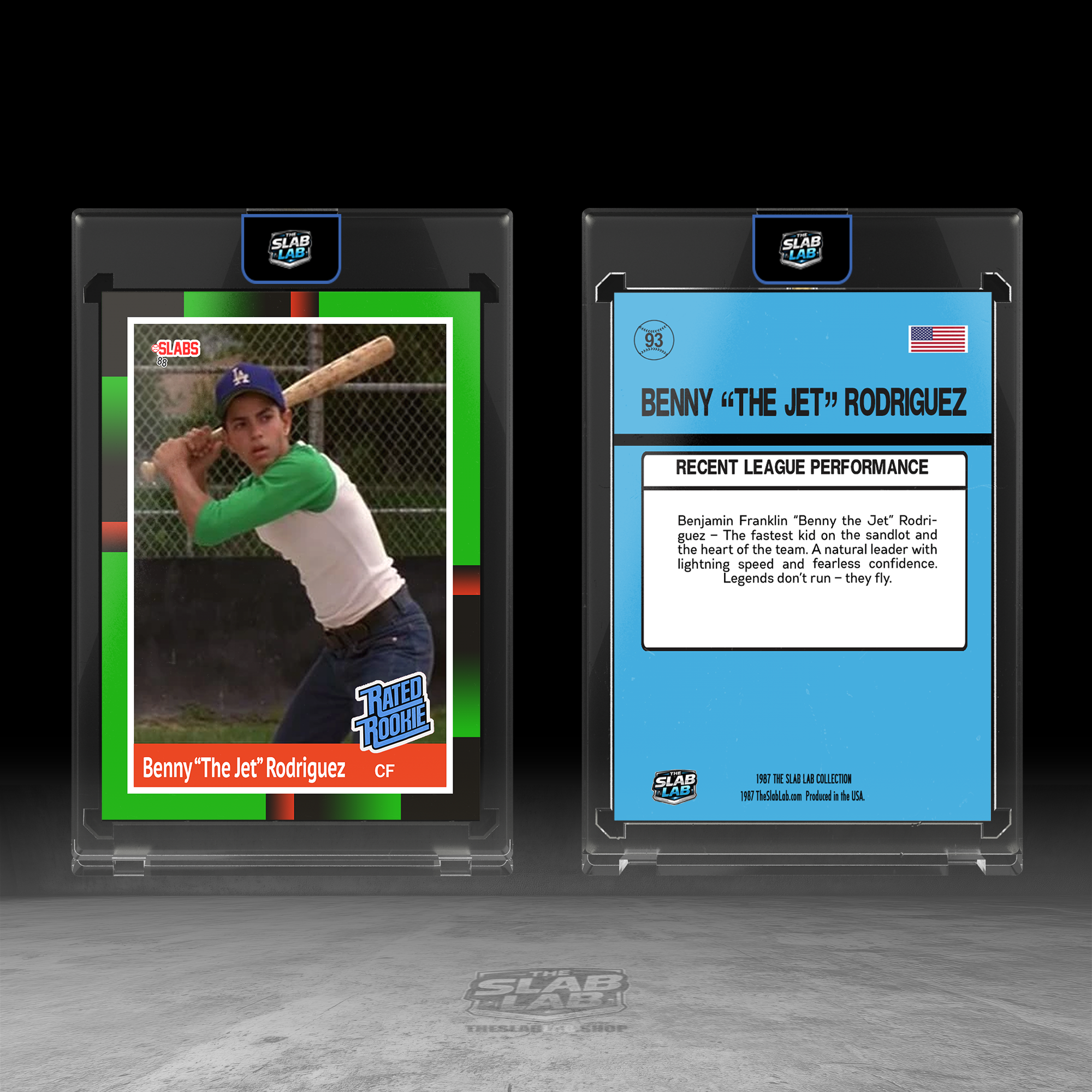 1988 Vintage Benny "The Jet" Baseball Card