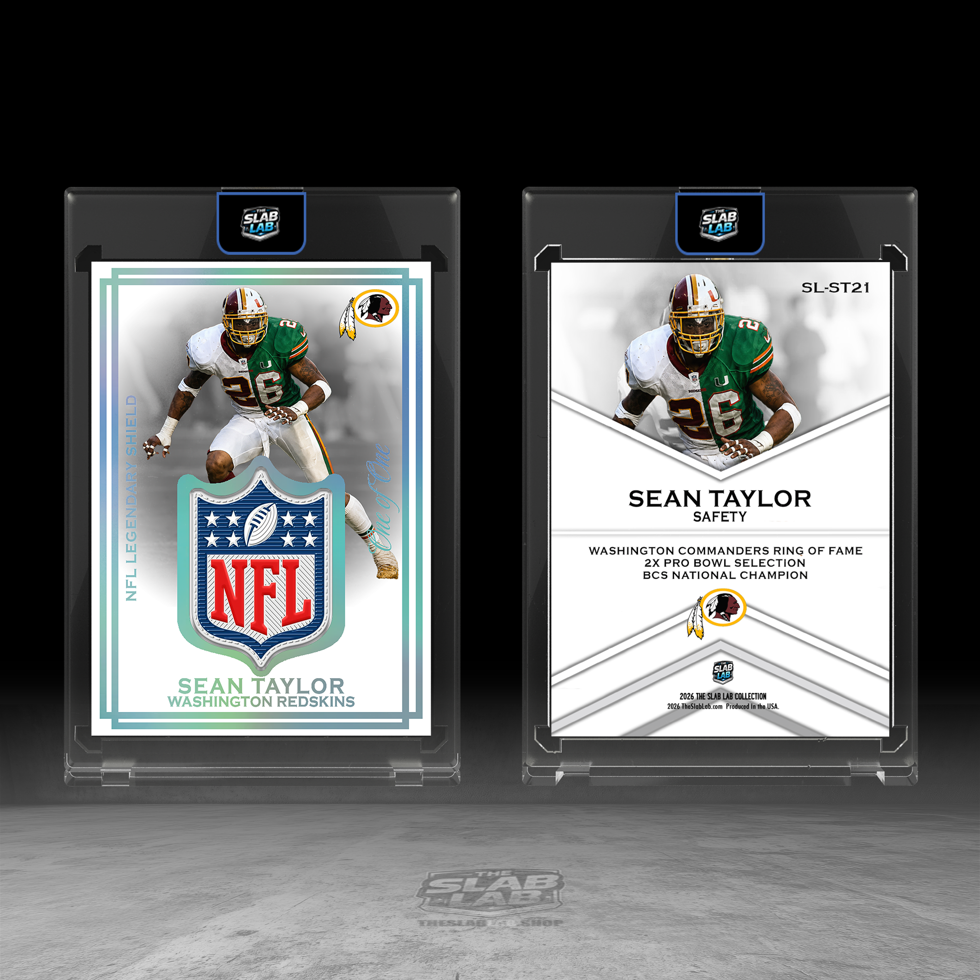 Sean Taylor NFL Flex Shield Relic
