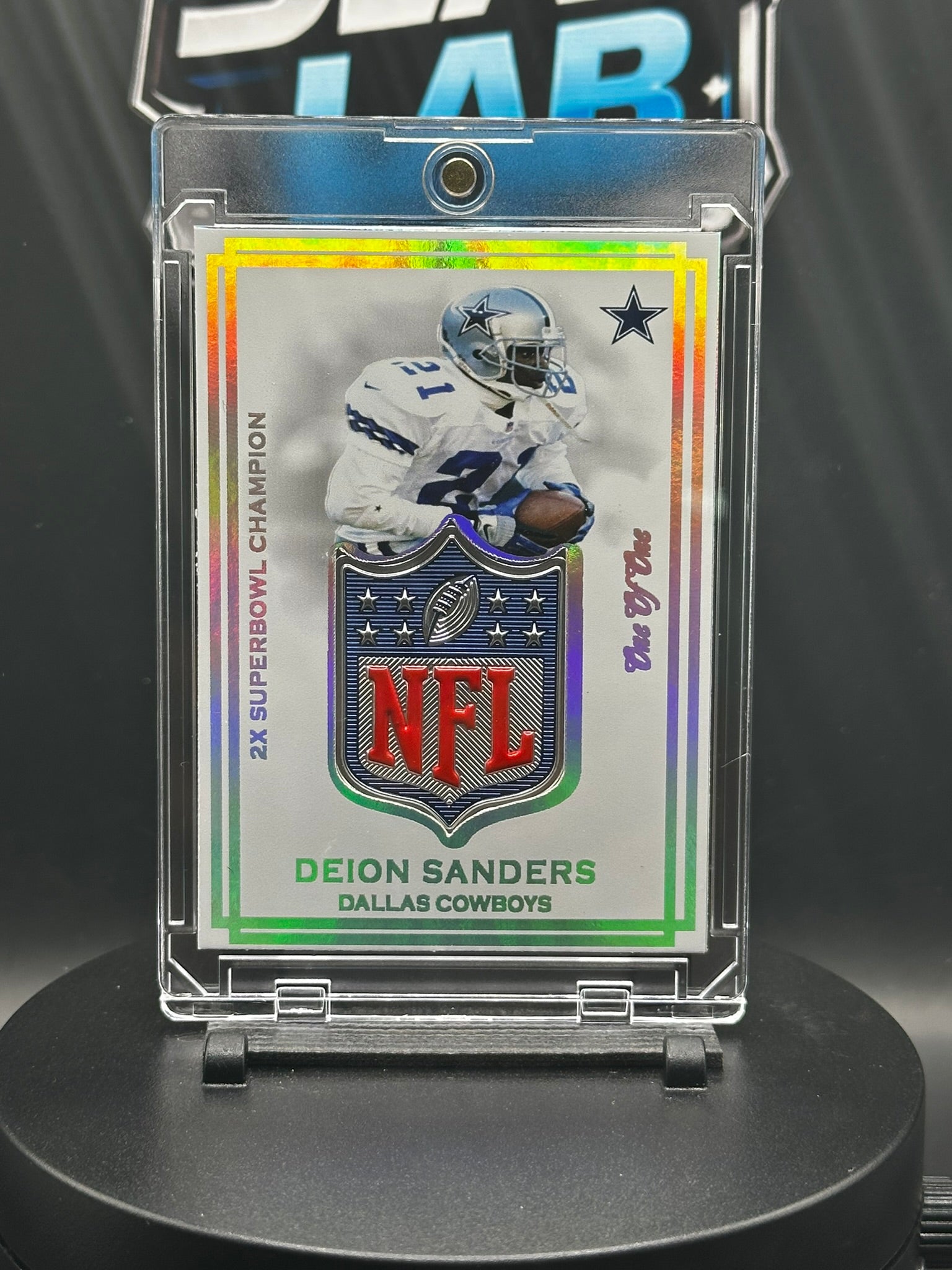 Deion Sanders Flex Shield Relic