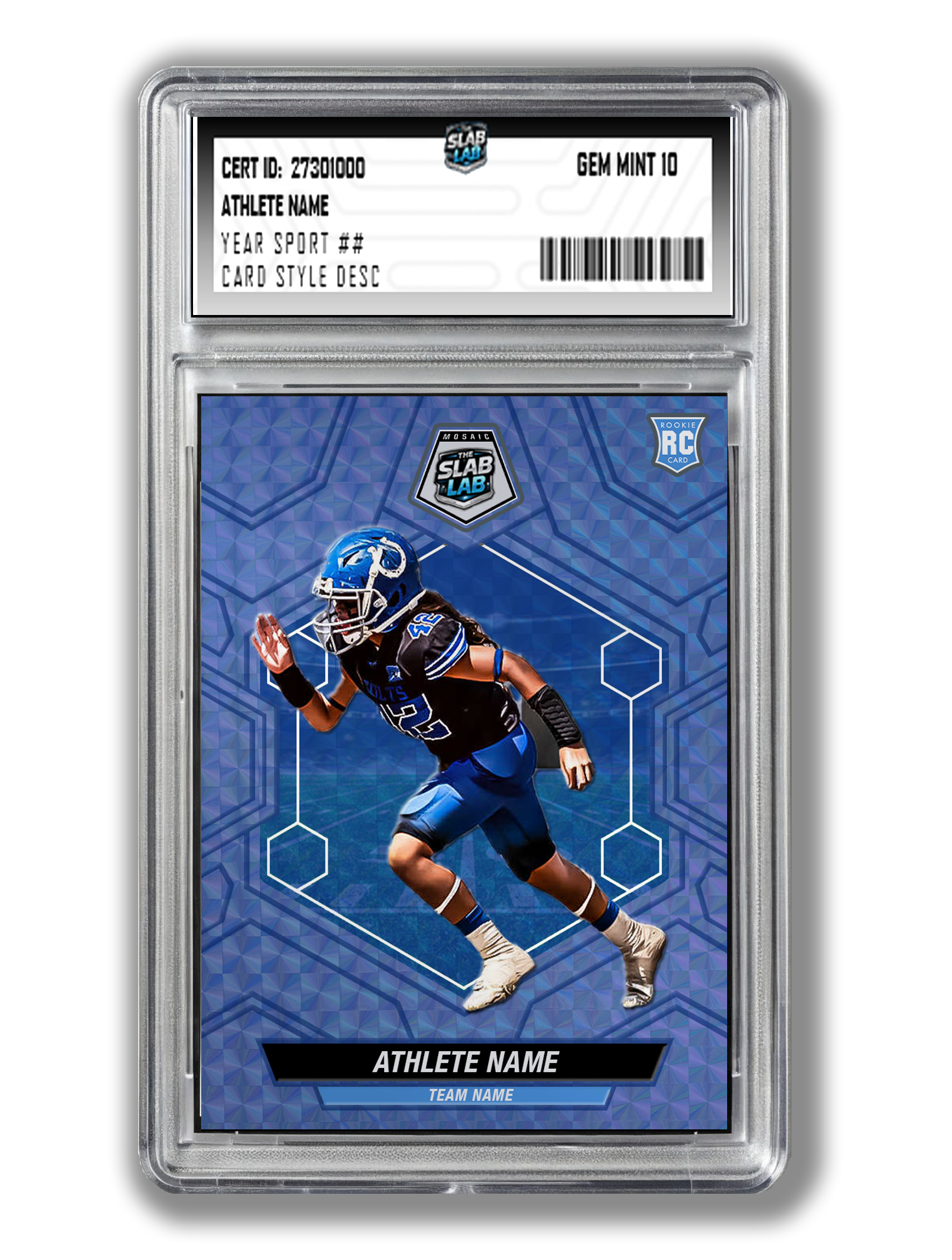 2024 Reactive Blue Mosaic