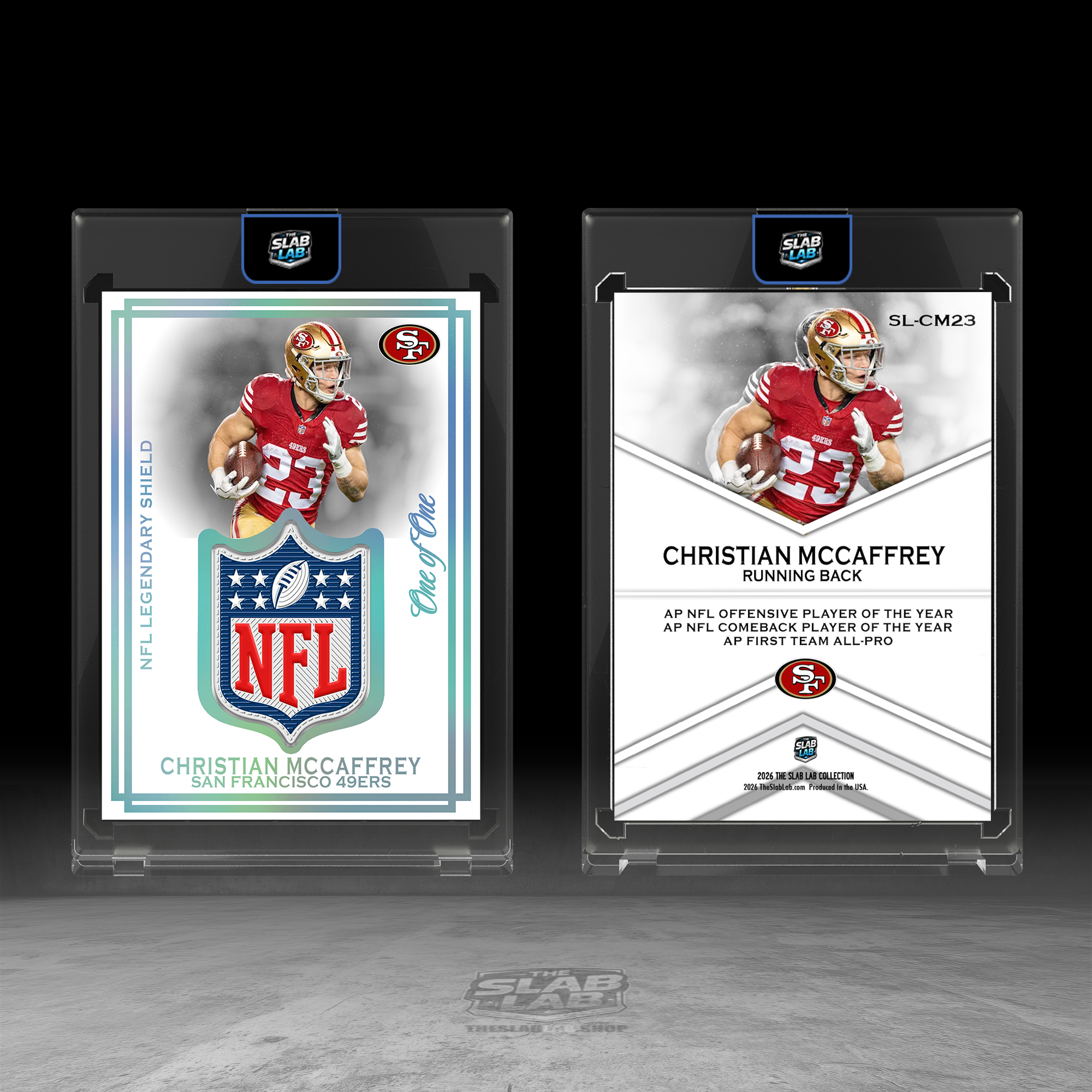 Christian McCaffrey NFL Flex Shield Relic