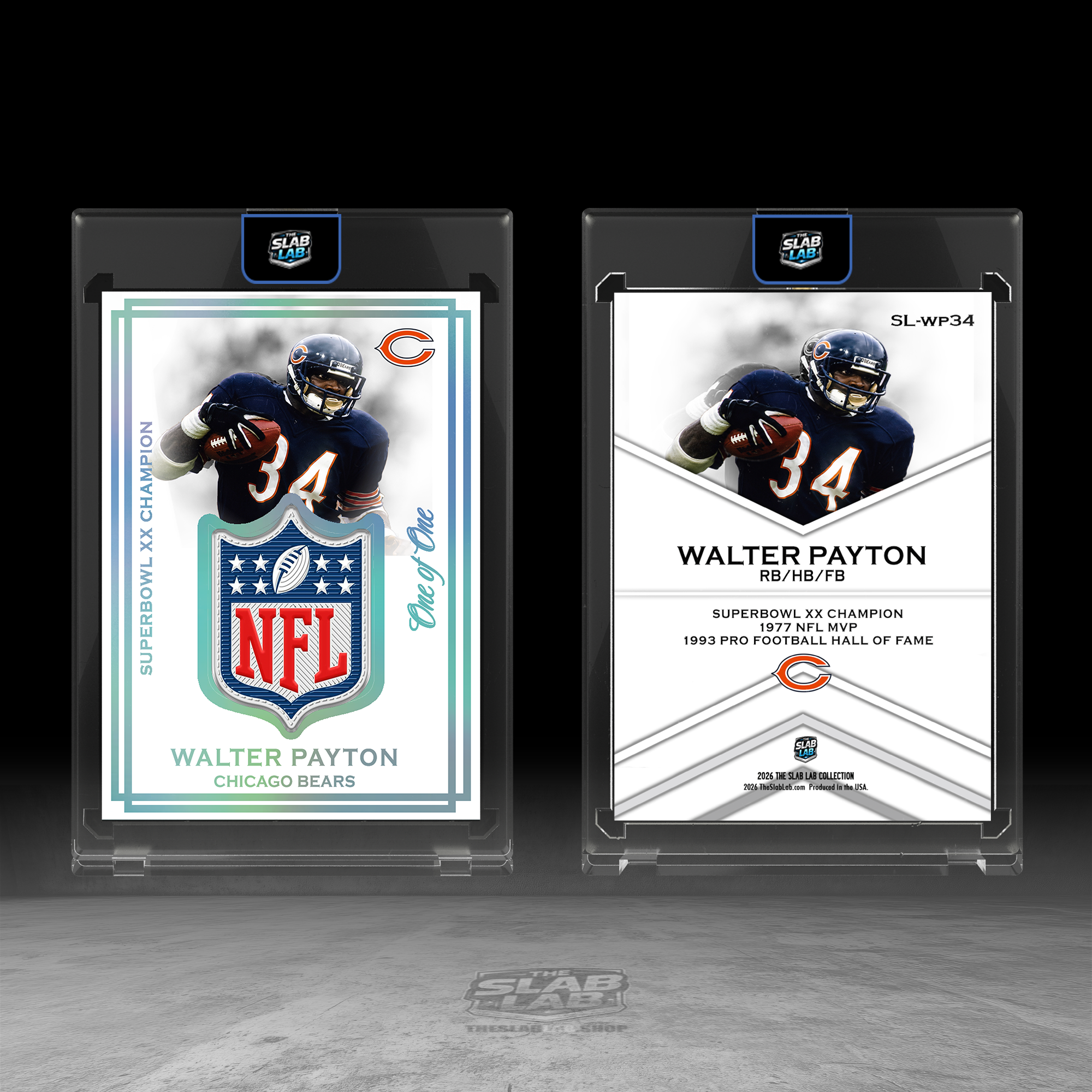 Walter Payton Flex Shield Relic Chicago