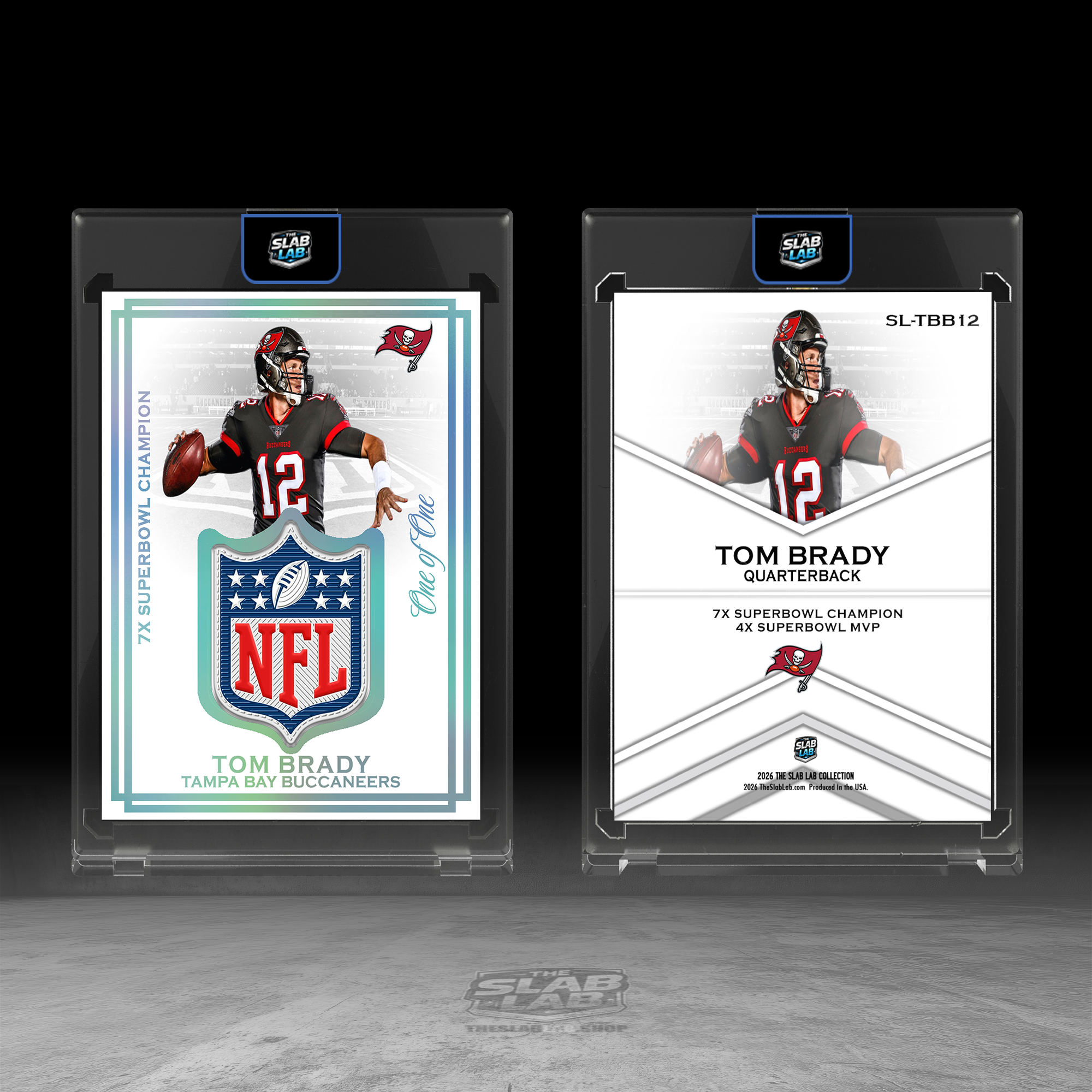 Tom Brady Flex Shield Relic Tampa Bay