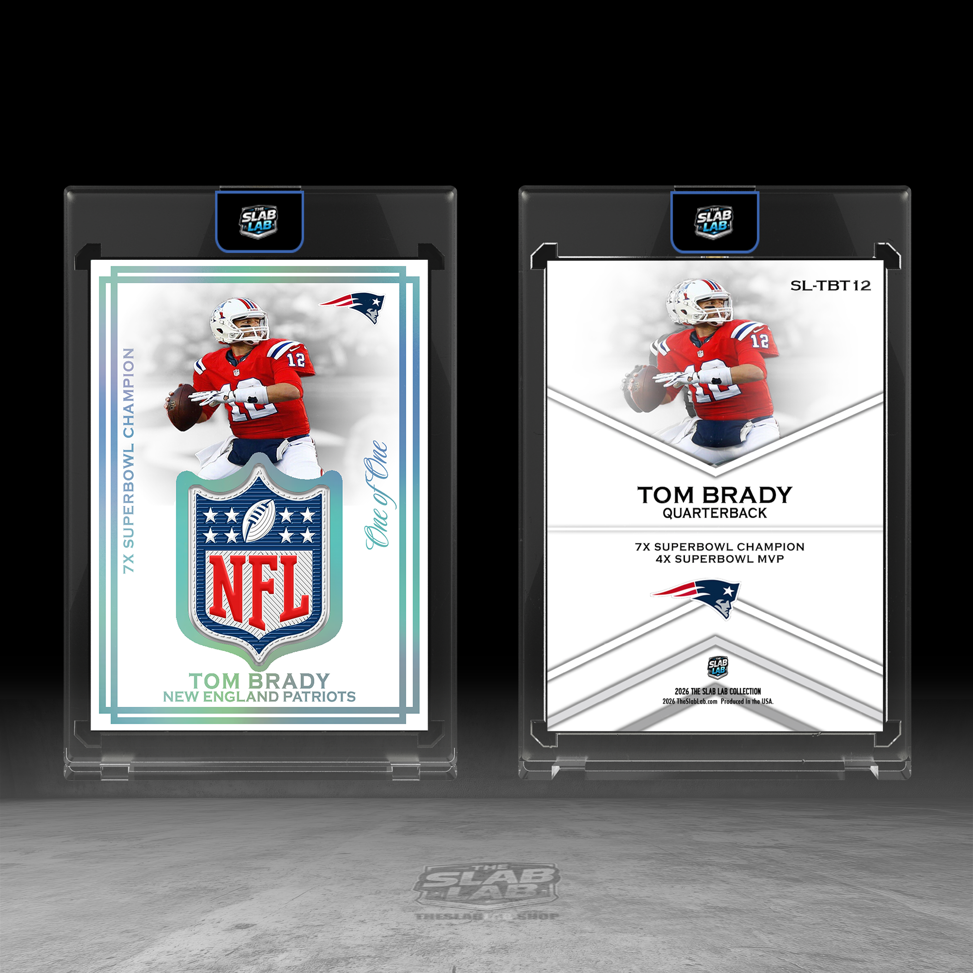 Tom Brady Flex Shield Relic Throwback