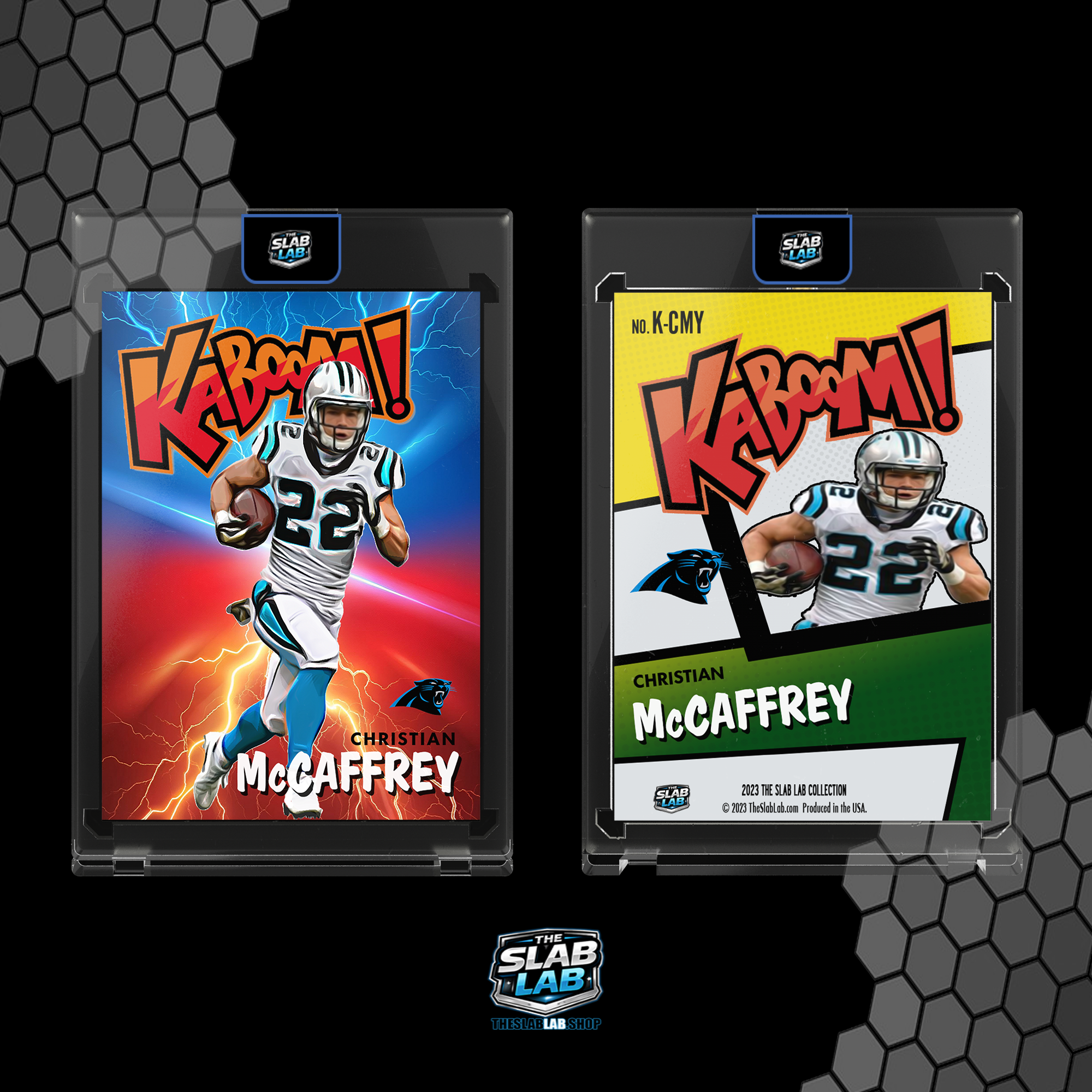 2021 Custom Kaboom - Christian McCaffrey